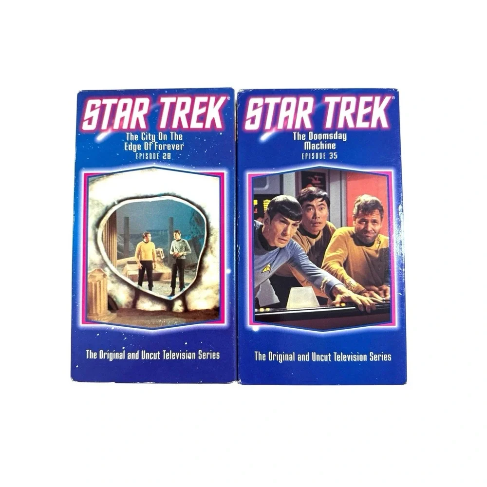 Lot of 11 Star Trek: The Original and Uncut TV Series Episodes VHS Tapes EUC